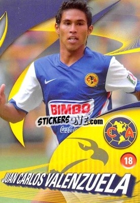 Cromo Juan Carlos Valenzuela - Futbol Mexicano. Club America 2009-2010
 n. 18 - IMAGICS