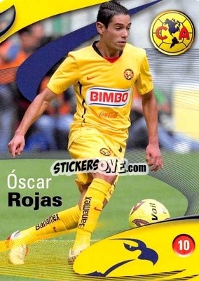 Sticker Óscar Adrián Rojas - Futbol Mexicano. Club America 2009-2010
 - IMAGICS