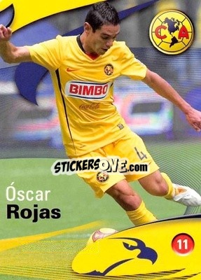 Sticker Óscar Adrián Rojas - Futbol Mexicano. Club America 2009-2010
 - IMAGICS