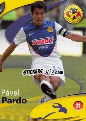 Sticker Pavel Pardo - Futbol Mexicano. Club America 2009-2010
 - IMAGICS