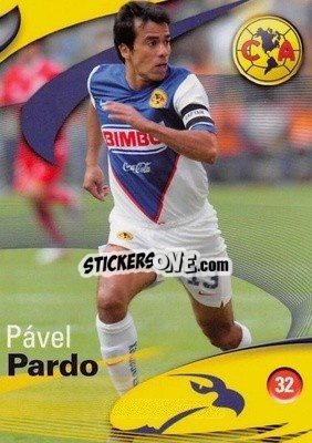 Sticker Pavel Pardo - Futbol Mexicano. Club America 2009-2010
 n. 32 - IMAGICS