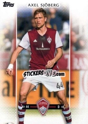 Sticker Axel Sjoberg - MLS 2017
 - Topps