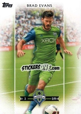 Cromo Brad Evans - MLS 2017
 - Topps