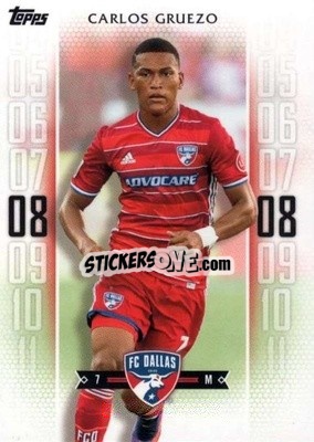 Sticker Carlos Gruezo - MLS 2017
 - Topps