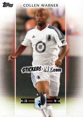 Sticker Collen Warner - MLS 2017
 - Topps