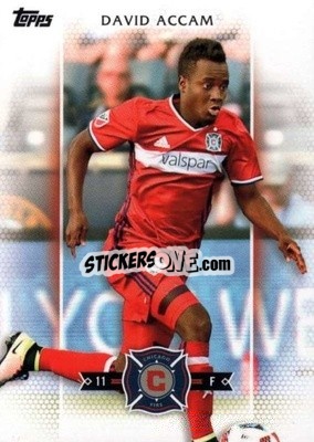 Cromo David Accam - MLS 2017
 - Topps