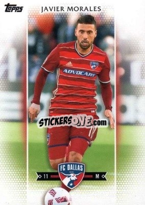 Sticker Javier Morales - MLS 2017
 - Topps