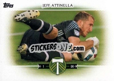 Cromo Jeff Attinella - MLS 2017
 - Topps