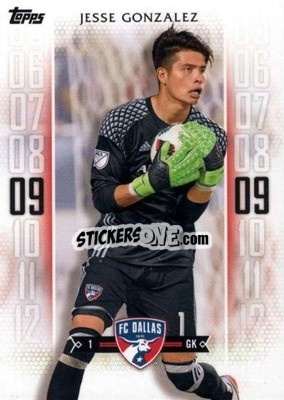 Sticker Jesse Gonzalez - MLS 2017
 - Topps
