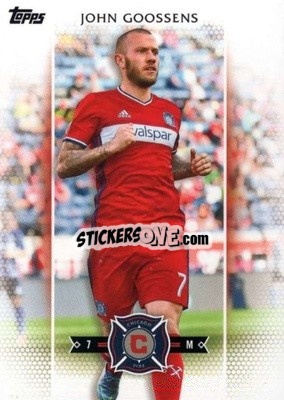 Sticker John Goossens - MLS 2017
 - Topps