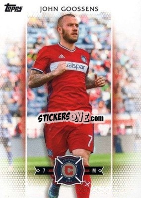 Cromo John Goossens - MLS 2017
 - Topps