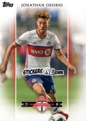 Cromo Jonathan Osorio - MLS 2017
 - Topps