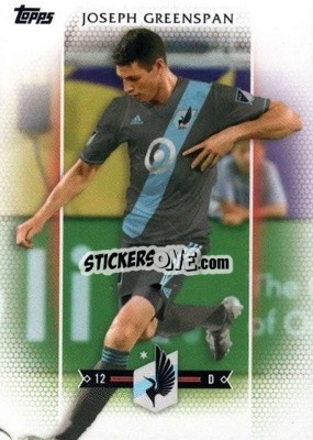 Sticker Joseph Greenspan - MLS 2017
 - Topps