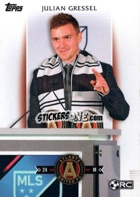 Sticker Julian Gressel - MLS 2017
 n. 114 - Topps