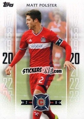 Cromo Matt Polster - MLS 2017
 - Topps