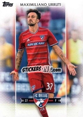 Sticker Maximiliano Urruti - MLS 2017
 - Topps