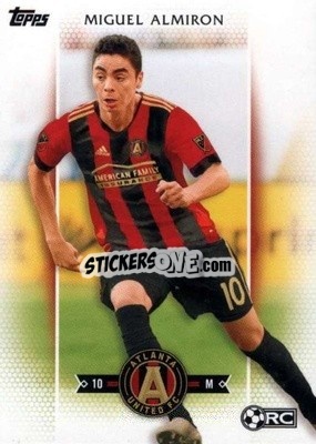 Sticker Miguel Almiron - MLS 2017
 - Topps