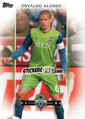 Sticker Osvaldo Alonso - MLS 2017
 - Topps