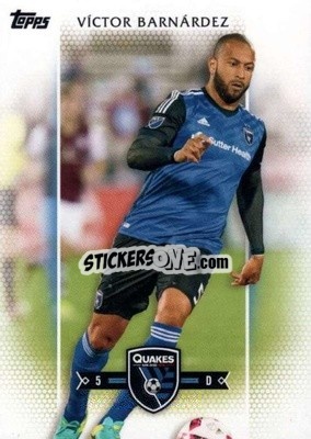 Sticker Víctor Barnardez - MLS 2017
 - Topps
