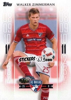 Sticker Walker Zimmerman - MLS 2017
 - Topps