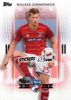 Sticker Walker Zimmerman - MLS 2017
 n. 155 - Topps