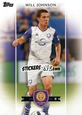 Sticker Will Johnson - MLS 2017
 - Topps