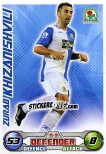 Cromo Zurab Khizanishvili - English Premier League 2008-2009. Match Attax Extra n. 6 - Topps