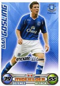 Sticker Dan Gosling - English Premier League 2008-2009. Match Attax Extra n. 14 - Topps