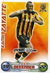 Figurina Kamil Zayatte - English Premier League 2008-2009. Match Attax Extra n. 18 - Topps