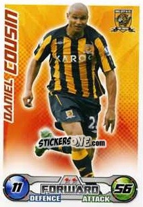 Sticker Daniel Cousin - English Premier League 2008-2009. Match Attax Extra n. 19 - Topps