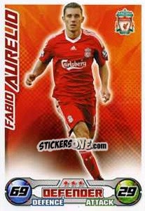 Sticker Fabio Aurelio - English Premier League 2008-2009. Match Attax Extra n. 20 - Topps