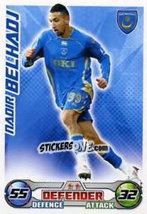 Cromo Nadir Belhadj - English Premier League 2008-2009. Match Attax Extra n. 34 - Topps
