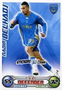 Figurina Nadir Belhadj - English Premier League 2008-2009. Match Attax Extra - Topps