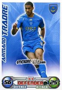 Sticker Armand Traore - English Premier League 2008-2009. Match Attax Extra n. 36 - Topps