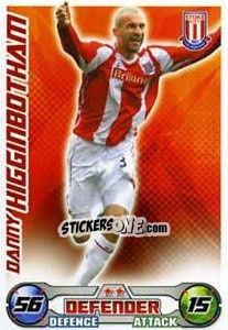 Cromo Danny Higginbotham - English Premier League 2008-2009. Match Attax Extra - Topps