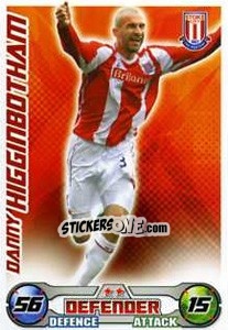 Sticker Danny Higginbotham - English Premier League 2008-2009. Match Attax Extra n. 40 - Topps