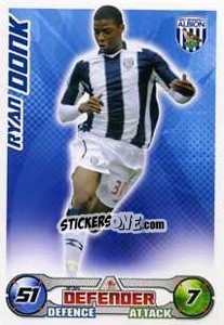 Sticker Ryan Donk - English Premier League 2008-2009. Match Attax Extra n. 47 - Topps