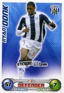 Figurina Ryan Donk - English Premier League 2008-2009. Match Attax Extra - Topps