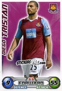Sticker Diego Tristan - English Premier League 2008-2009. Match Attax Extra n. 54 - Topps