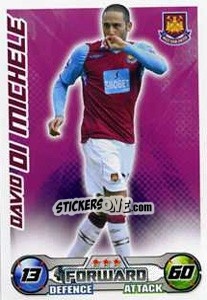 Sticker David Di Michele - English Premier League 2008-2009. Match Attax Extra n. 55 - Topps