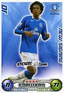 Sticker Jo - English Premier League 2008-2009. Match Attax Extra n. 61 - Topps