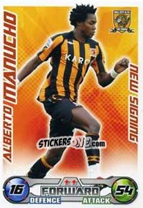 Figurina Alberto Manucho - English Premier League 2008-2009. Match Attax Extra - Topps