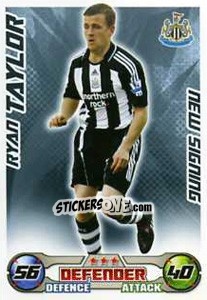 Figurina Ryan Taylor - English Premier League 2008-2009. Match Attax Extra - Topps