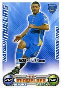 Sticker Hayden Mullins - English Premier League 2008-2009. Match Attax Extra n. 74 - Topps