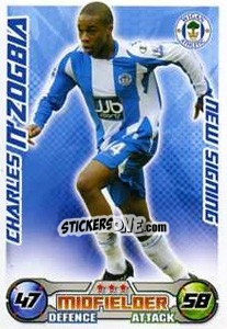 Sticker Charles N`Zogbia - English Premier League 2008-2009. Match Attax Extra n. 89 - Topps