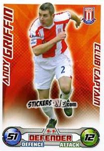 Sticker Andy Griffin - English Premier League 2008-2009. Match Attax Extra n. 107 - Topps