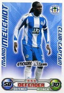 Sticker Mario Melchiot - English Premier League 2008-2009. Match Attax Extra n. 112 - Topps