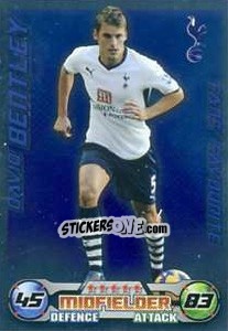 Cromo David Bentley - English Premier League 2008-2009. Match Attax Extra n. 129 - Topps