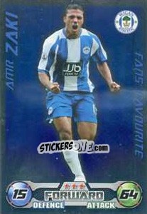 Sticker Amr Zaki - English Premier League 2008-2009. Match Attax Extra - Topps