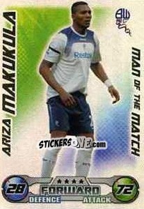 Figurina Ariza Makukula - English Premier League 2008-2009. Match Attax Extra - Topps